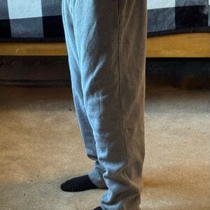 Men’s Medium Gray Cotton Baggy Sweatpants – Streetwear Style